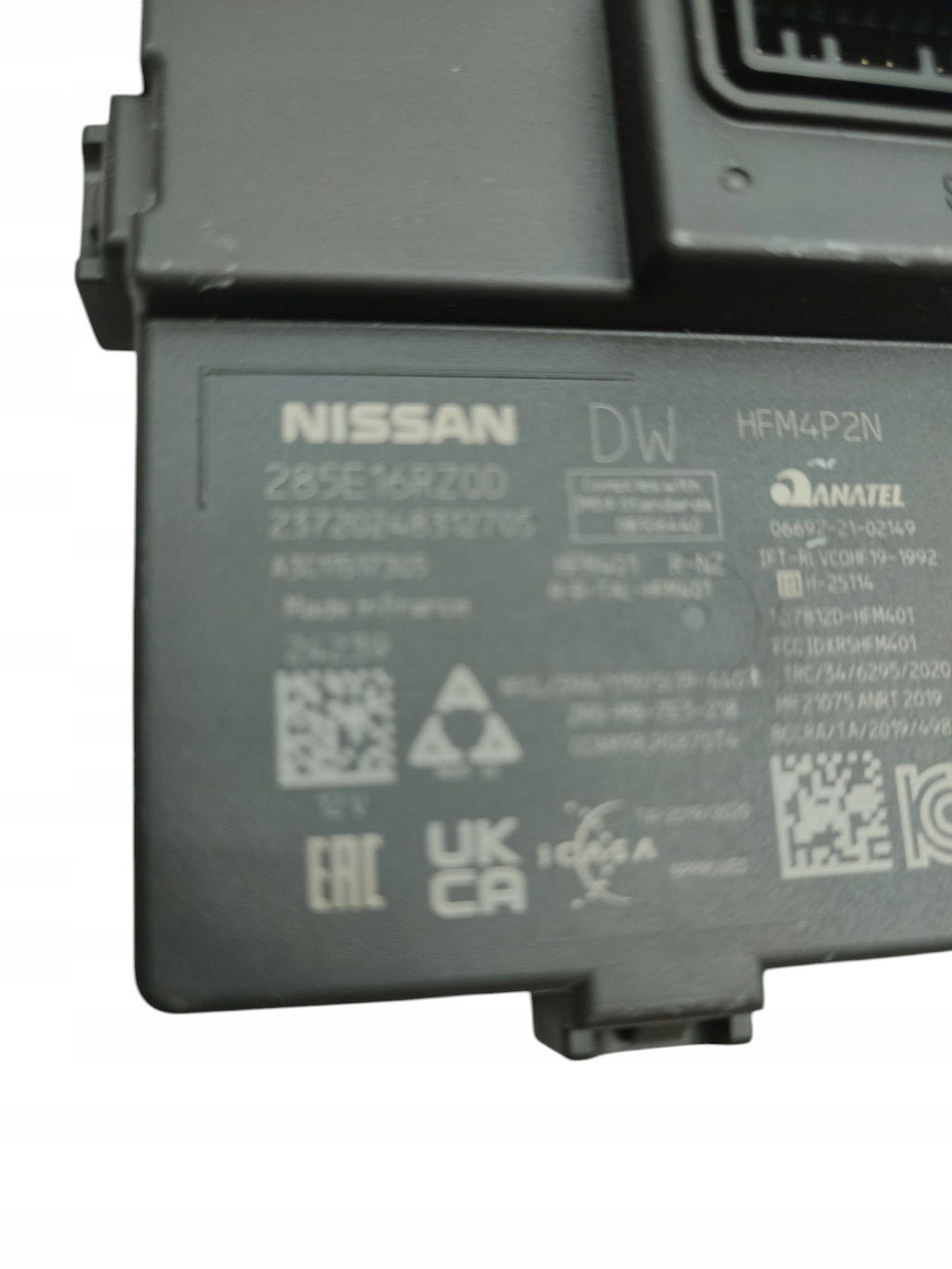 DRIVER KEYLESS MODULE NISSAN QASHQAI III J12 285E16RZ0D