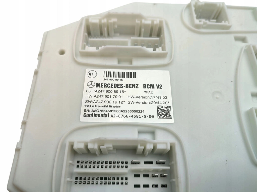 DRIVER MODULE BCM COMFORT MERCEDES W177 W118 A2479008915