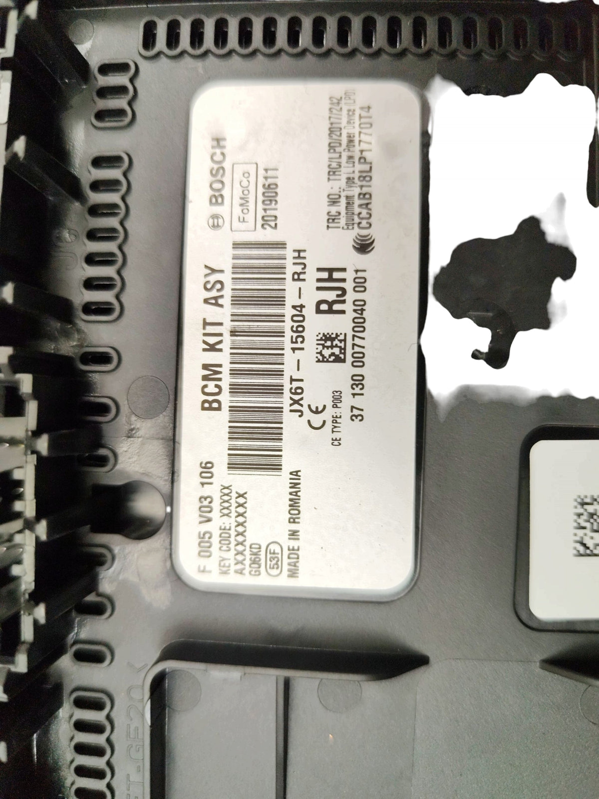 DRIVER MODULE BCM FORD FOCUS MK4 (2018-2021) JX6T-15604-RJH