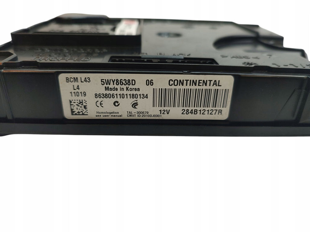 DRIVER MODULE BCM L43 RENAULT LATITUDE 284B12127R 5WY8638D
