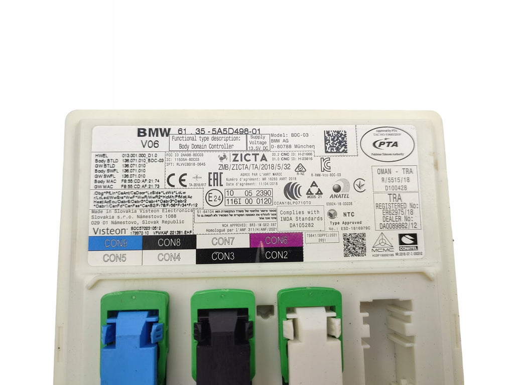 DRIVER MODULE BDC BMW F40 5A5D498 V06