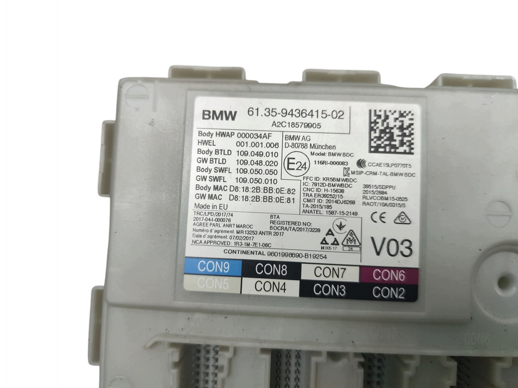 DRIVER MODULE BDC BMW G30 G31 (2017-2020) 9436415