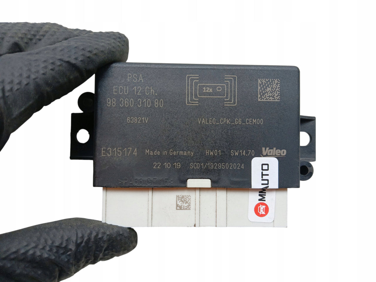 DRIVER PDC MODULE PEUGEOT 508 II 9836031080