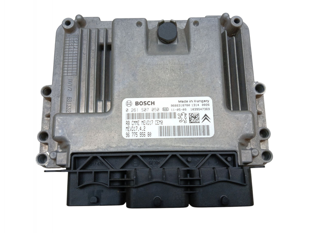ENGINE COMPUTER CITROEN DS5 1.6 THP 5FU 9677595680 0261S07050