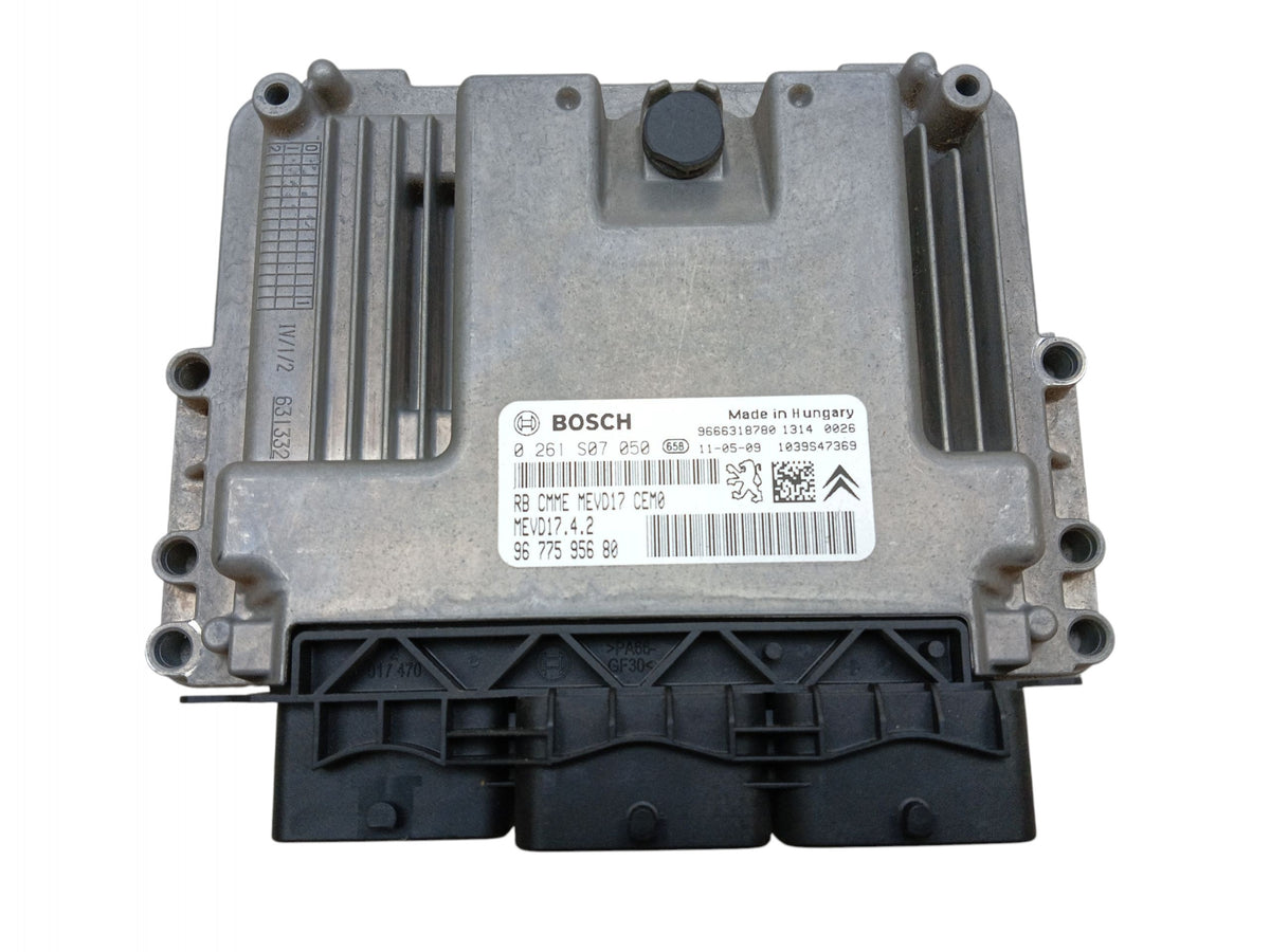 ENGINE COMPUTER CITROEN DS5 1.6 THP 5FU 9677595680 0261S07050