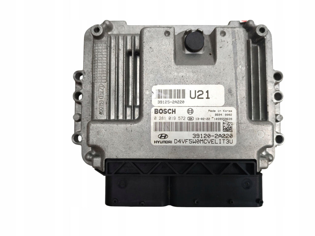 ENGINE COMPUTER HYUNDAI I40 1.7 CRDI D4FD 39120-2A220 0281019572