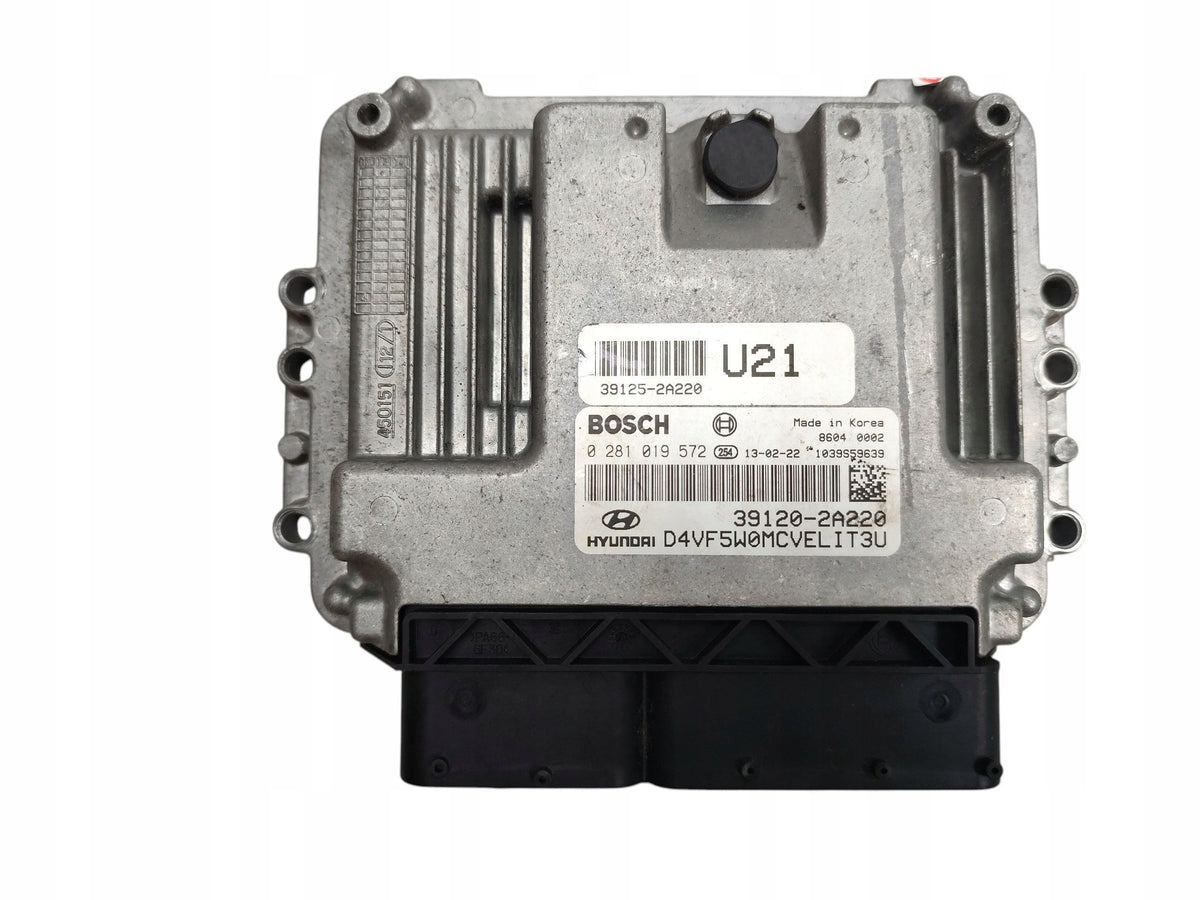 ENGINE COMPUTER HYUNDAI I40 1.7 CRDI D4FD 39120-2A220 0281019572