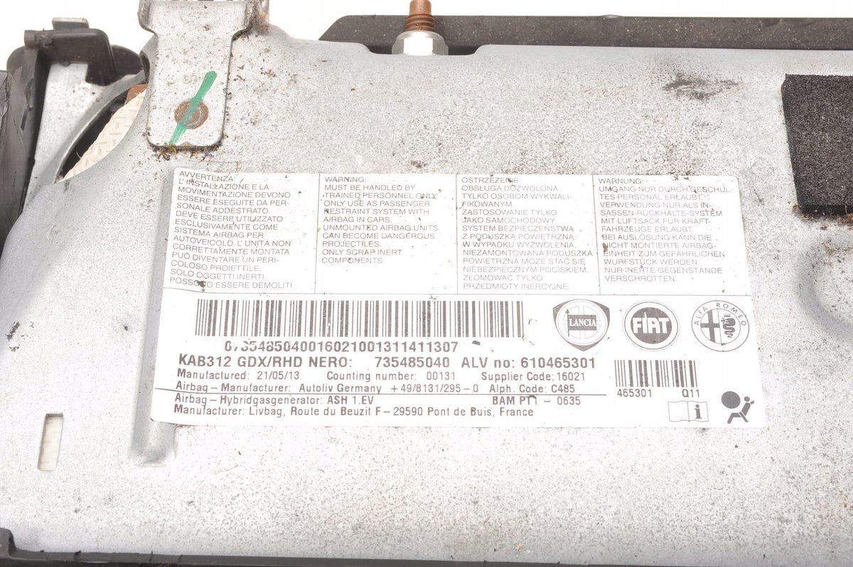 FIAT 500 KNEE CUSHION UK 610465301 735485040