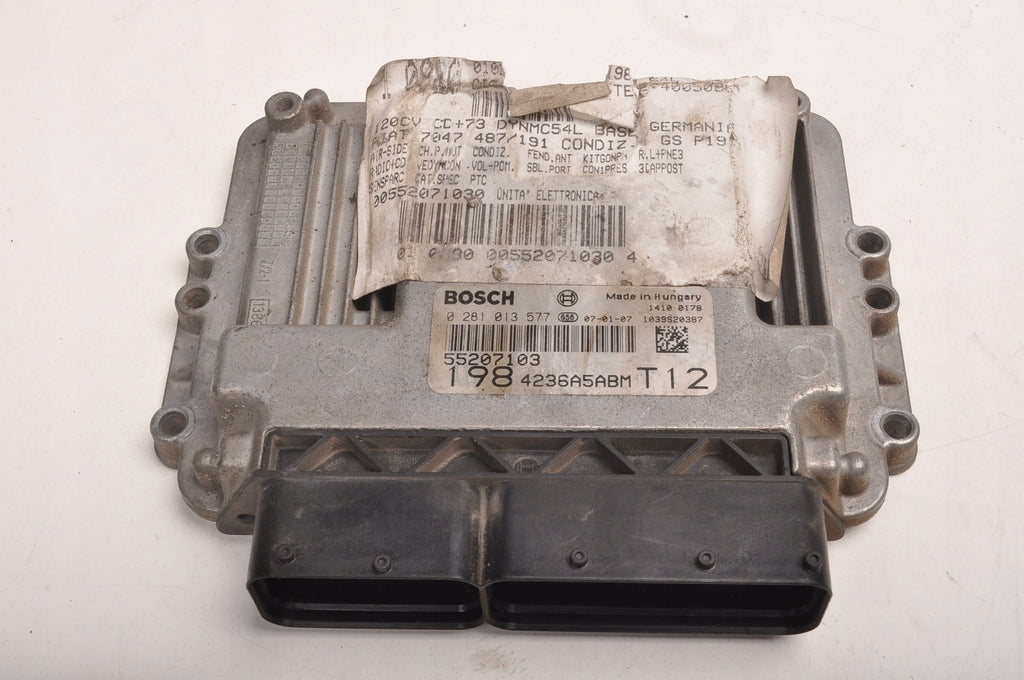 FIAT BRAVO II 1.9 D Multijet 120HP COMPUTER ENGINE CONTROLLER 55207103