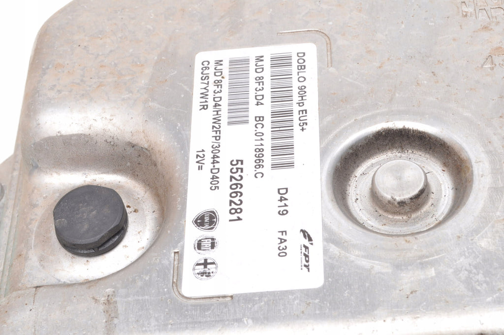 FIAT DOBLO OPEL COMBO D 1.3 CDTI 90KM COMPUTER ENGINE DRIVER 55266281