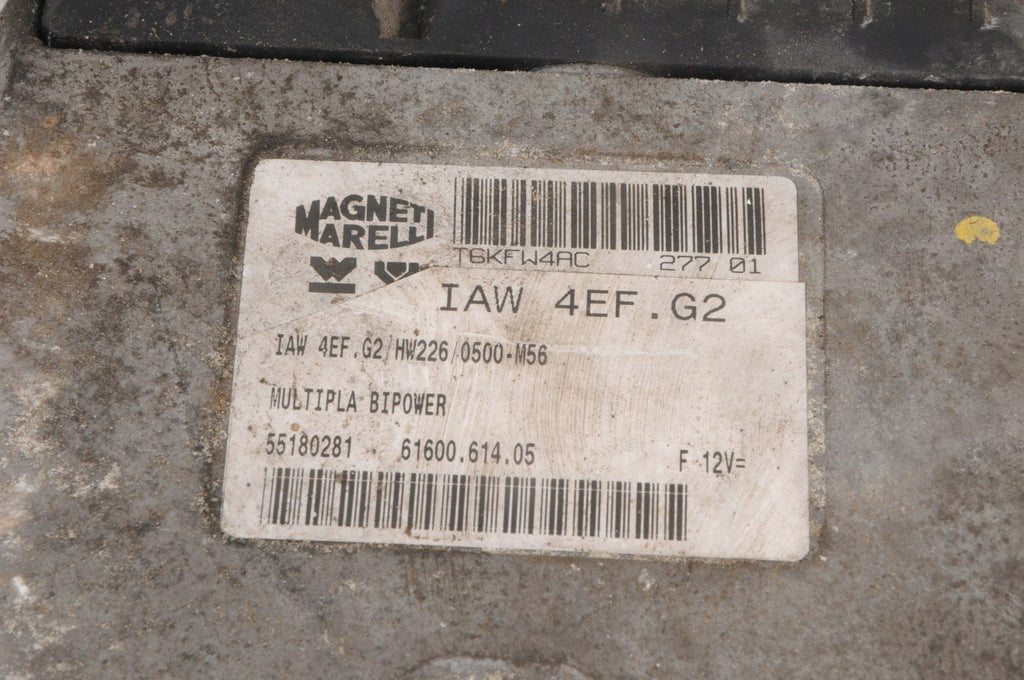 FIAT MULTIPLA 1.6 16V COMPUTER ENGINE DRIVER 55180281