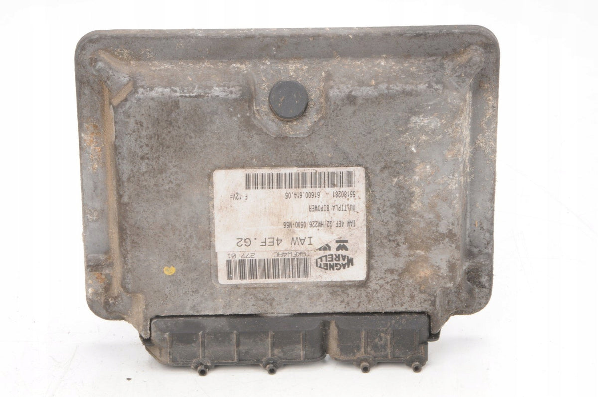 FIAT MULTIPLA 1.6 16V COMPUTER ENGINE DRIVER 55180281