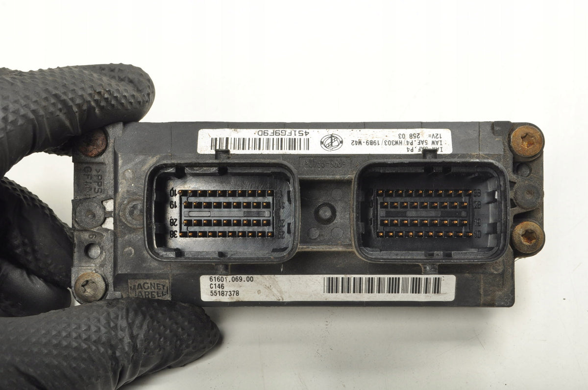 FIAT PUNTO II 1.2 B COMPUTER ENGINE DRIVER 55187378