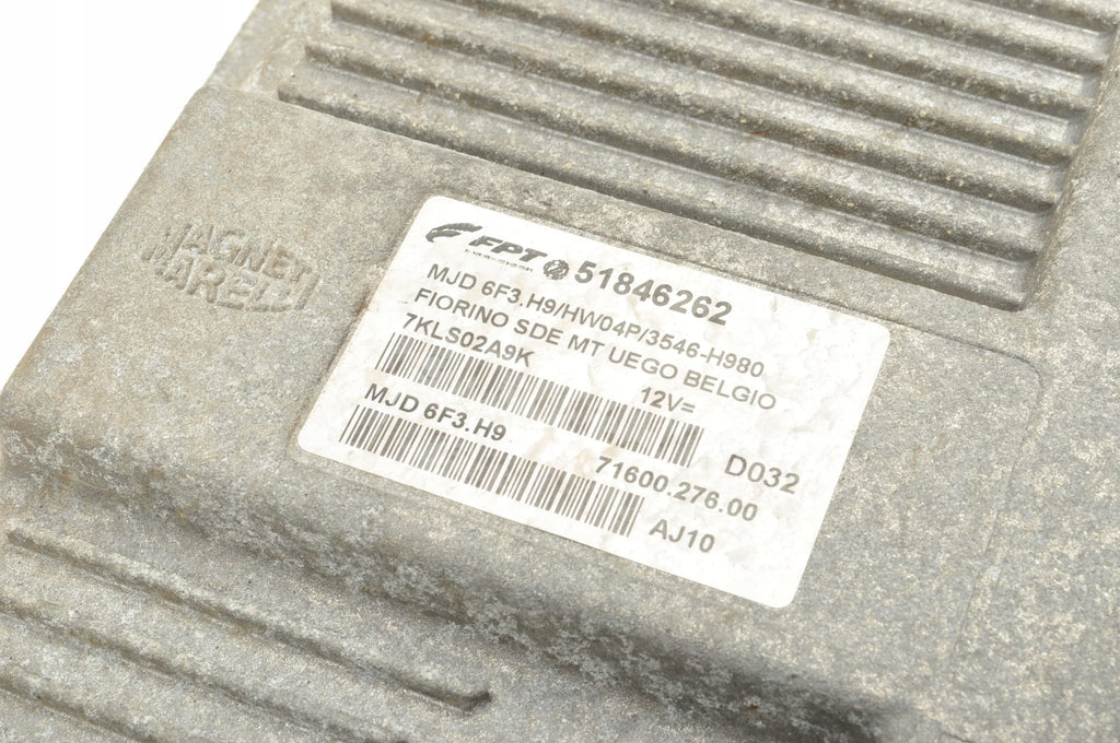 FIAT QUBO Fiorino III 1.3 D COMPUTER ENGINE CONTROLLER 51846262 MJD6F3H9