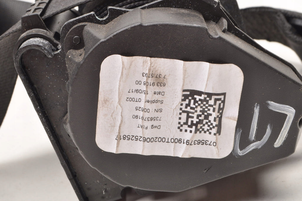 FIAT TIPO II SEAT BELT LEFT REAR 2 ROW 7356379190