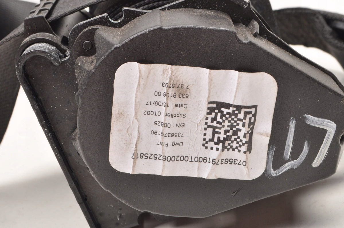 FIAT TIPO II SEAT BELT LEFT REAR 2 ROW 7356379190