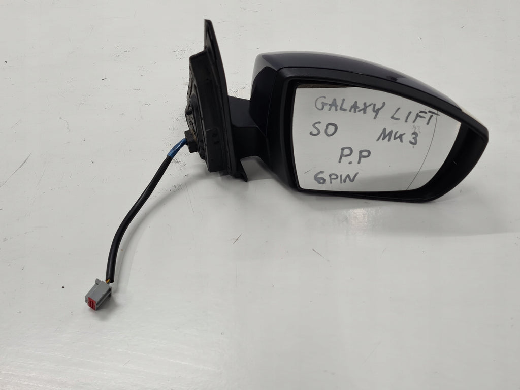 FORD GALAXY MK3 LIFT MIRROR RIGHT 6PIN SO ENGLISH