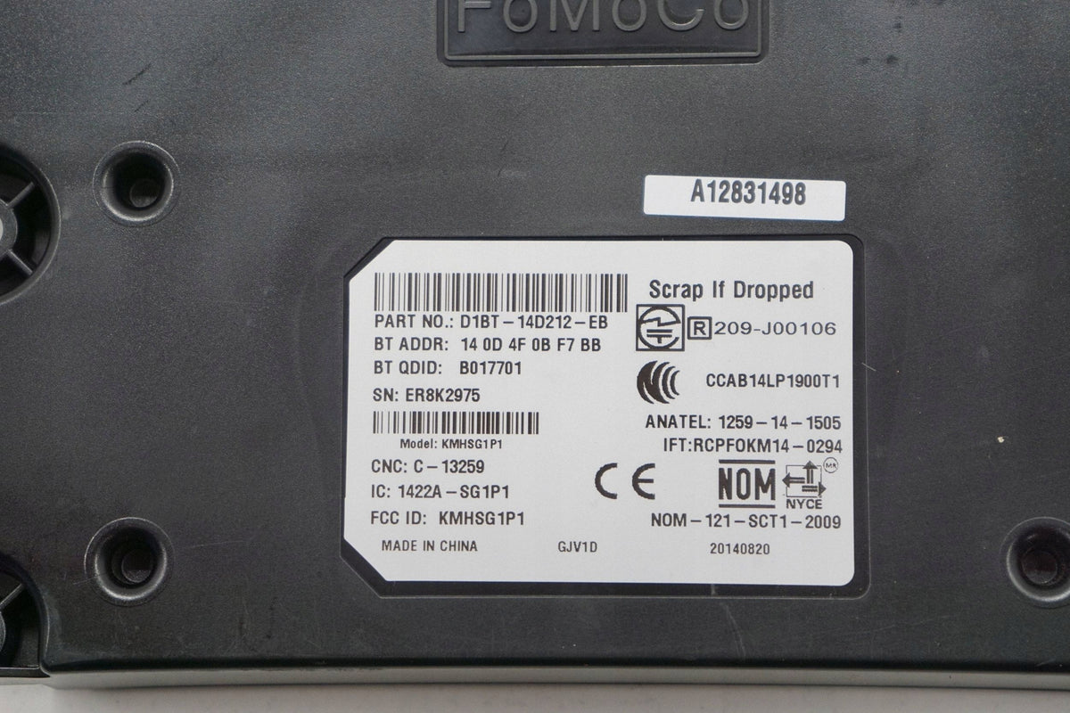 FORD KUGA II MK2 14R BLUETOOTH MODULE D1BT-14D212-EB
