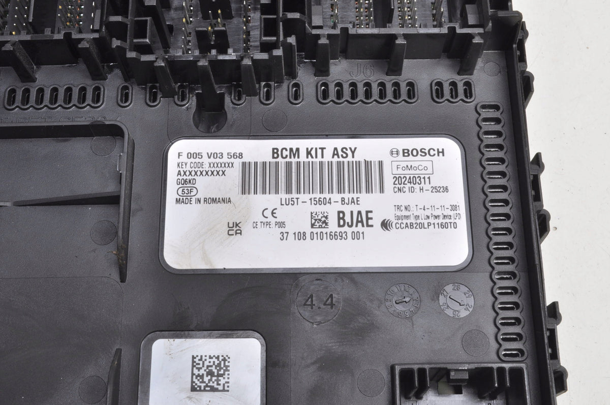 FORD PUMA MK2 1.0 COMPUTER MODULE DRIVER BCM LU5T-15604-BJAE