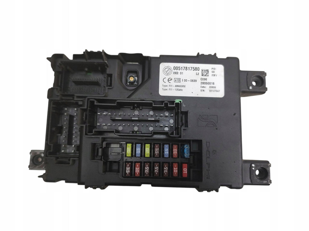FUSE BOX BSI FIAT GRANDE PUNTO (2005-2012) 00517817580
