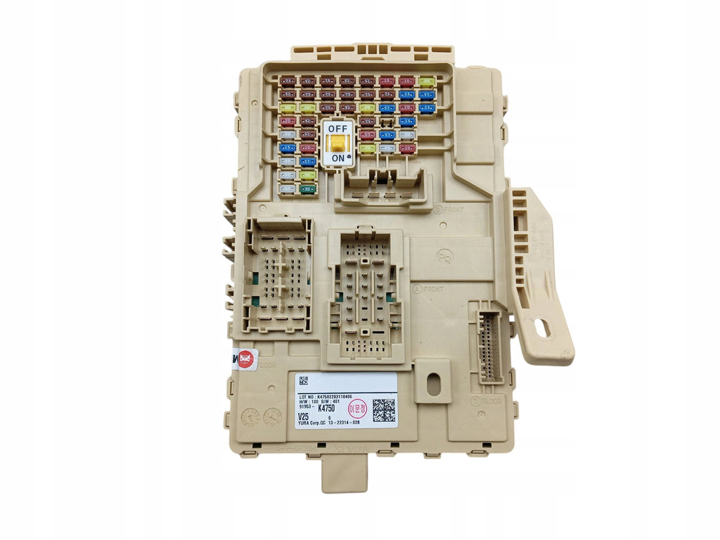 FUSE BOX BSI MODULE HYUNDAI KONA I 1 EV ELECTRIC 91953-K4750