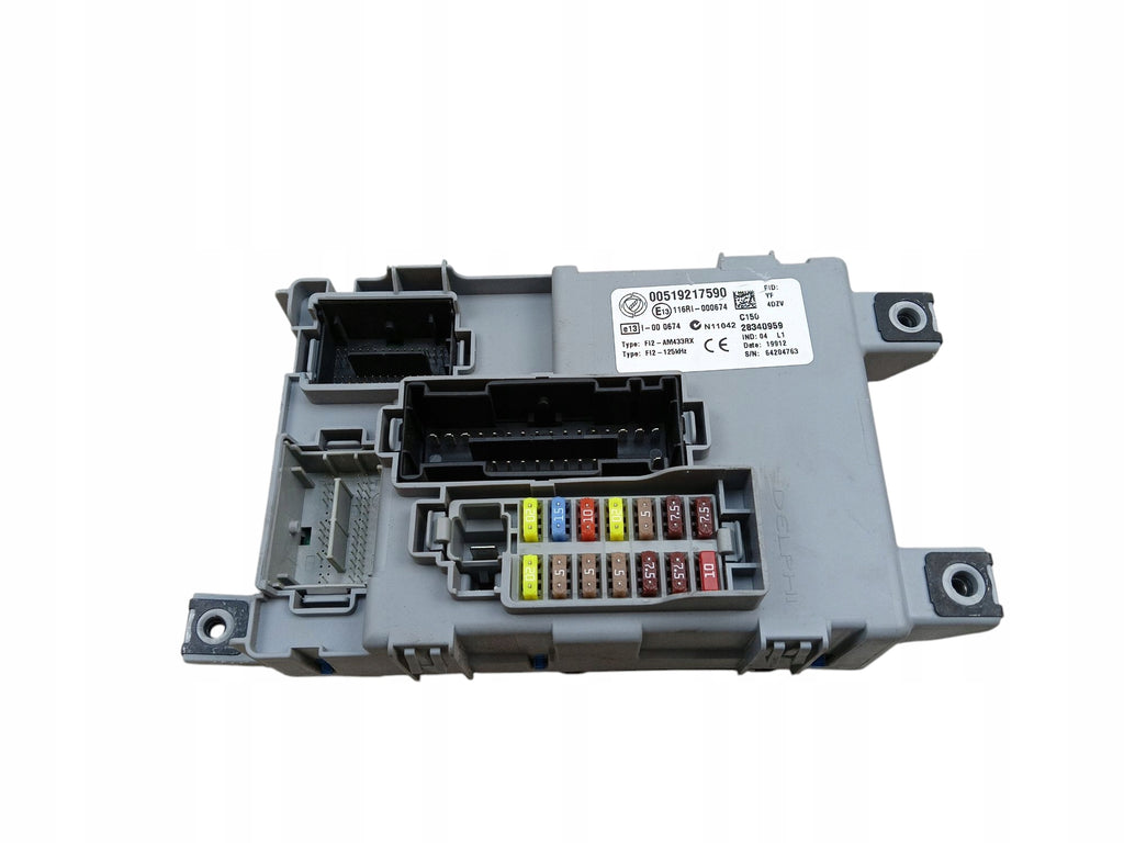 FUSE BOX BSI OPEL COMBO D FIAT DOBLO II 00519217590