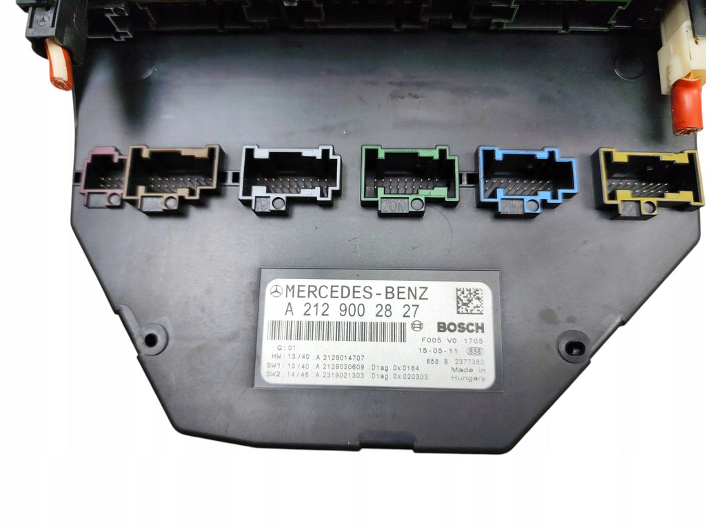 FUSE BOX CONTROLLER MODULE SAME MERCEDES W212 S212 A2129002827