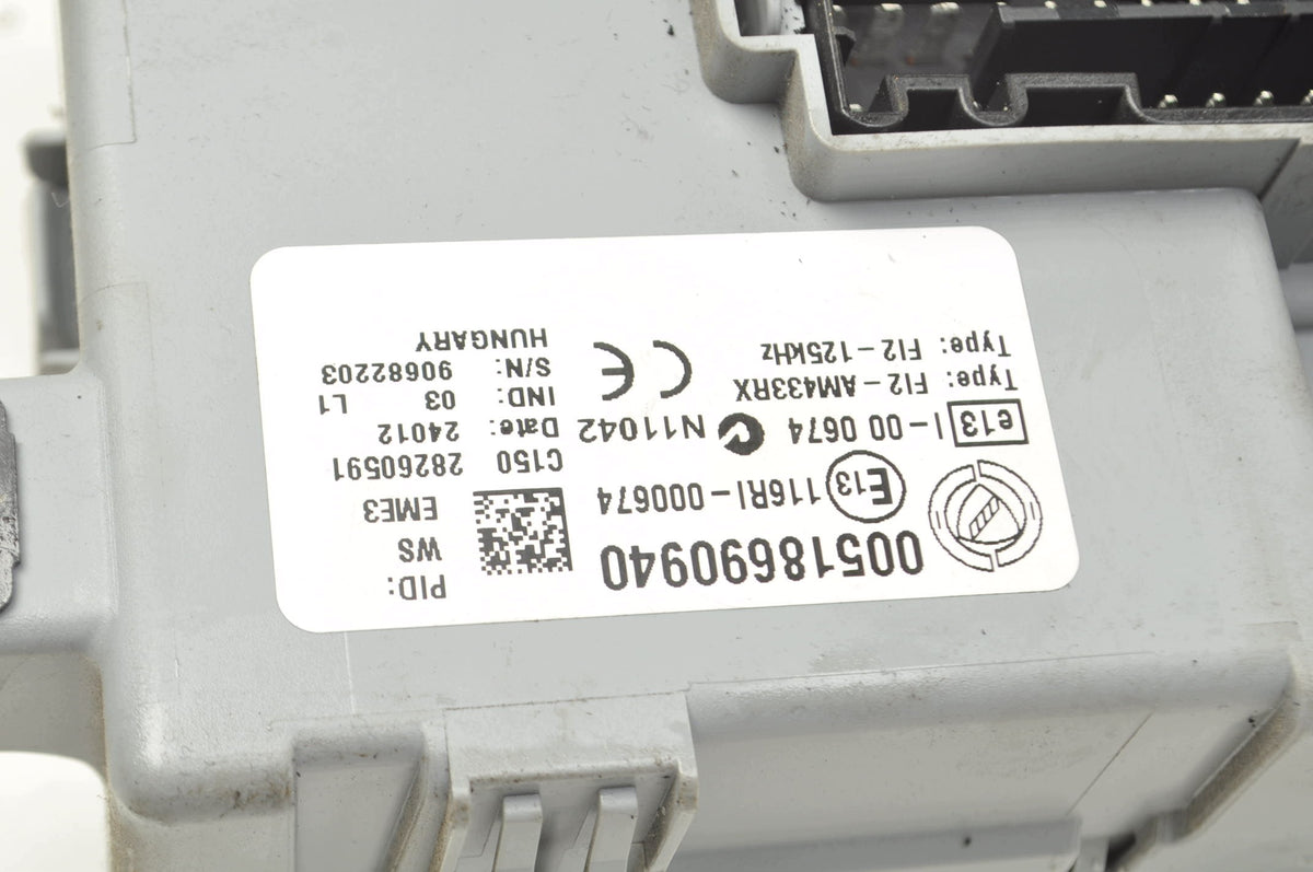 FUSE BOX FIAT PUNTO EVO 1.4 8V 00518690940