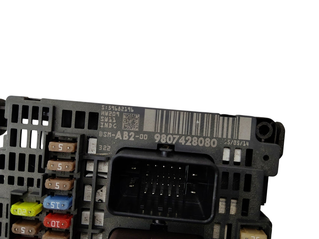 FUSE BOX MODULE BSM CITROEN C4 II B7 9807428080 AB2