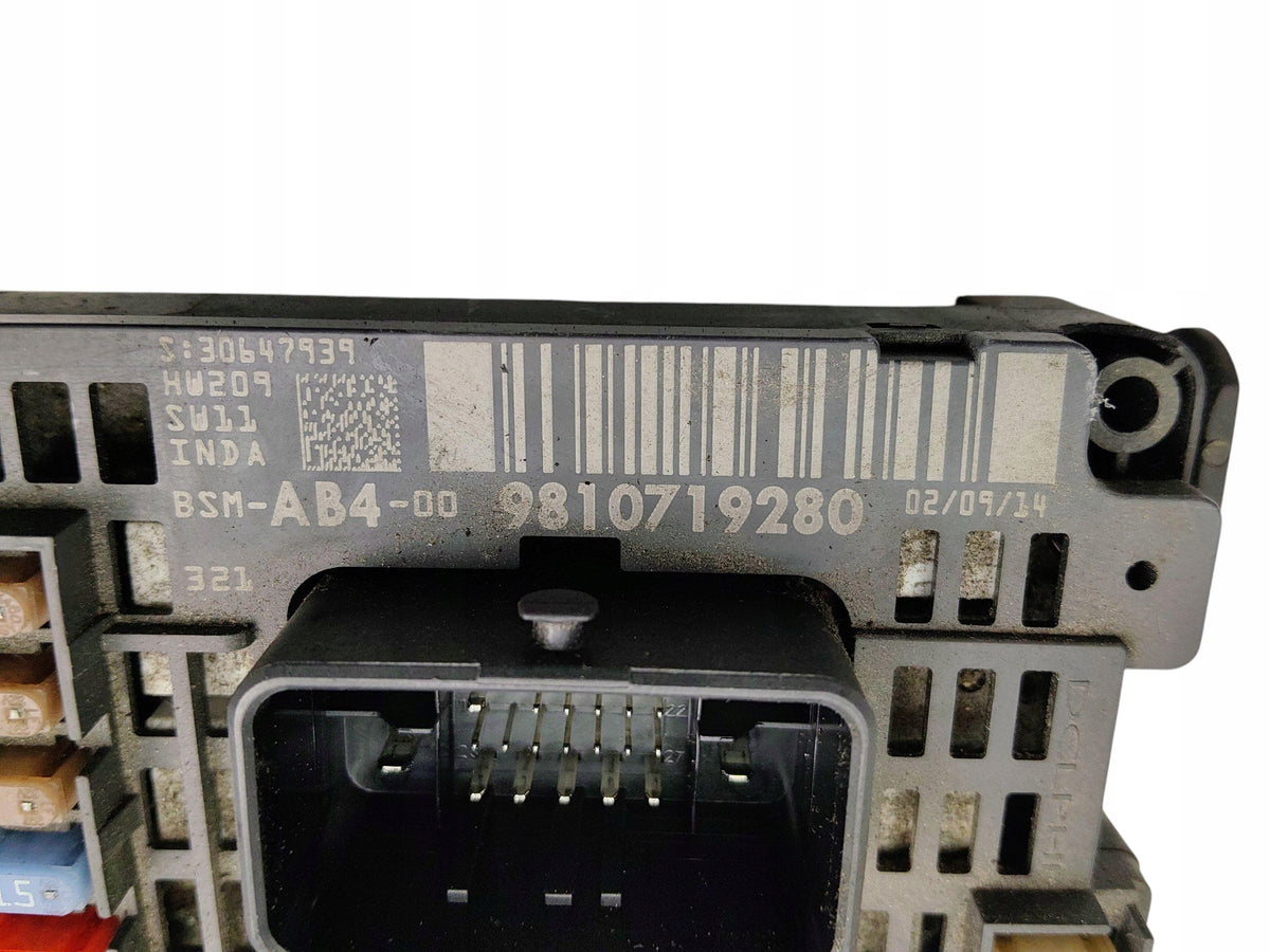 FUSE BOX MODULE BSM PEUGEOT 508 AND 9810719280 AB4