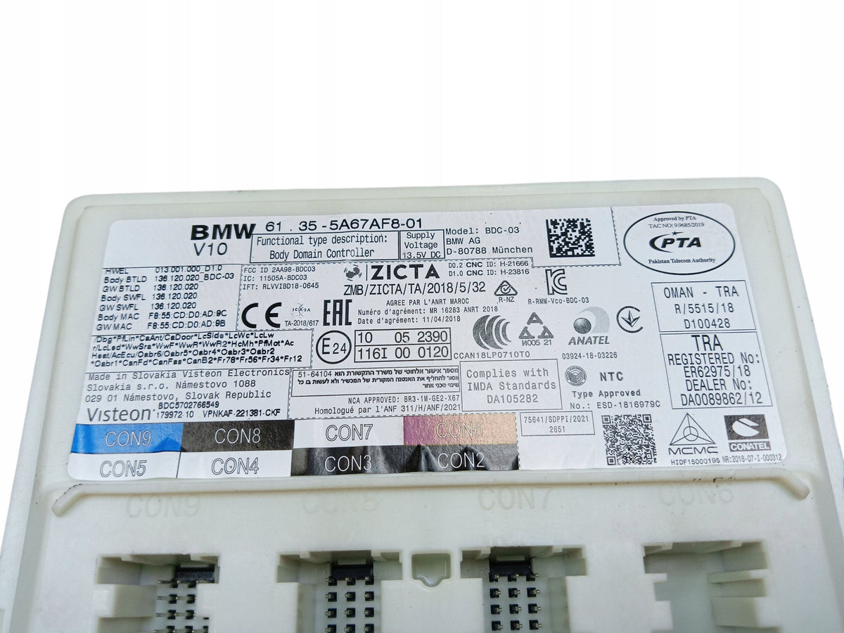 FUSE BOX MODULE DRIVER BDC BMW i4 G26 GRAN COUPE 5A67AF8