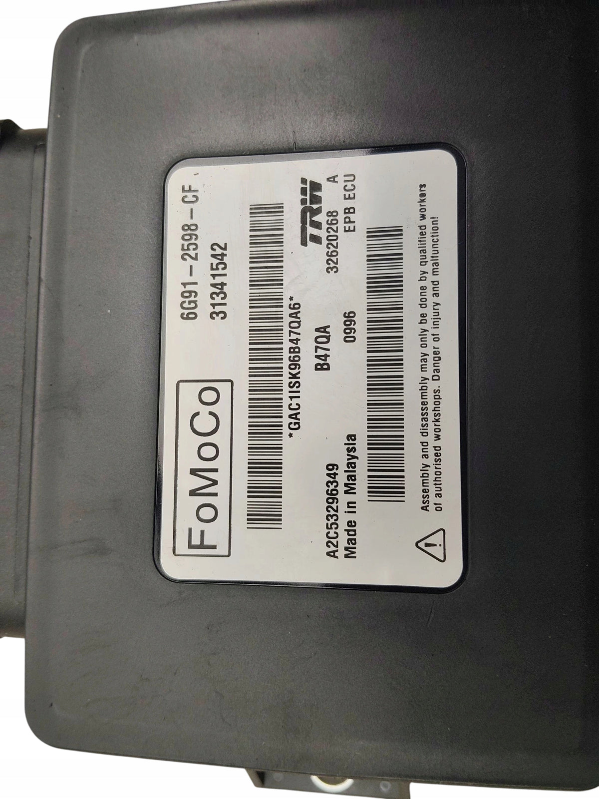 HANDBRAKE MODULE VOLVO XC60 AND 31341542