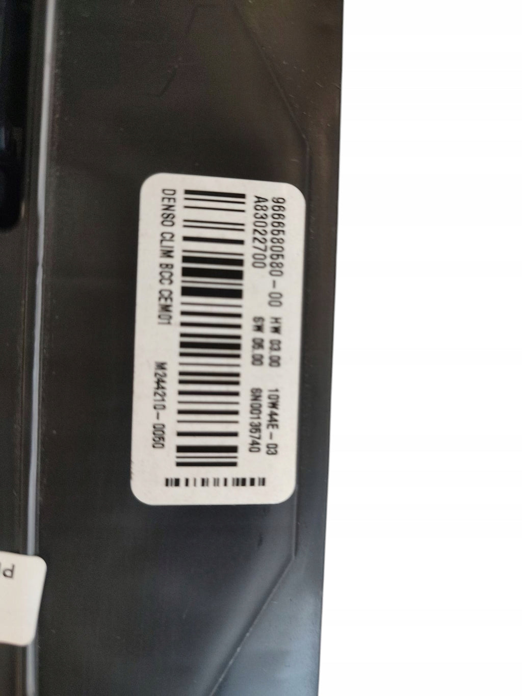 HEATER CONTROLLER MODULE CITROEN C4 PICASSO I 9666580580