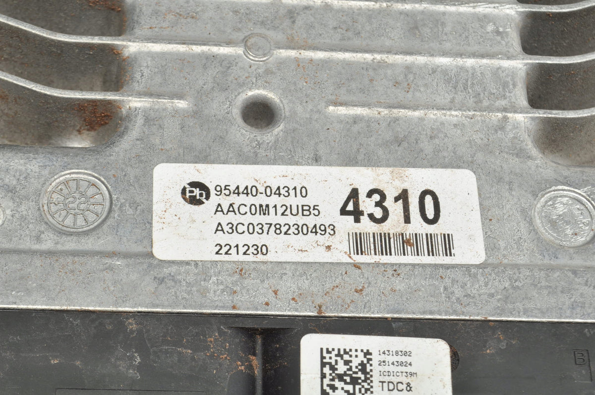HYUNDAI I10 III 1.2 MPi COMPUTER ENGINE CONTROLLER 95440-04310 95441-04310