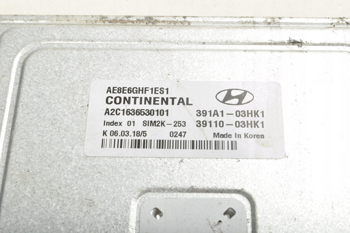 HYUNDAI IONIQ 1.6 GDI Hybrid 141HP COMPUTER ENGINE DRIVER 391A1-03HK1