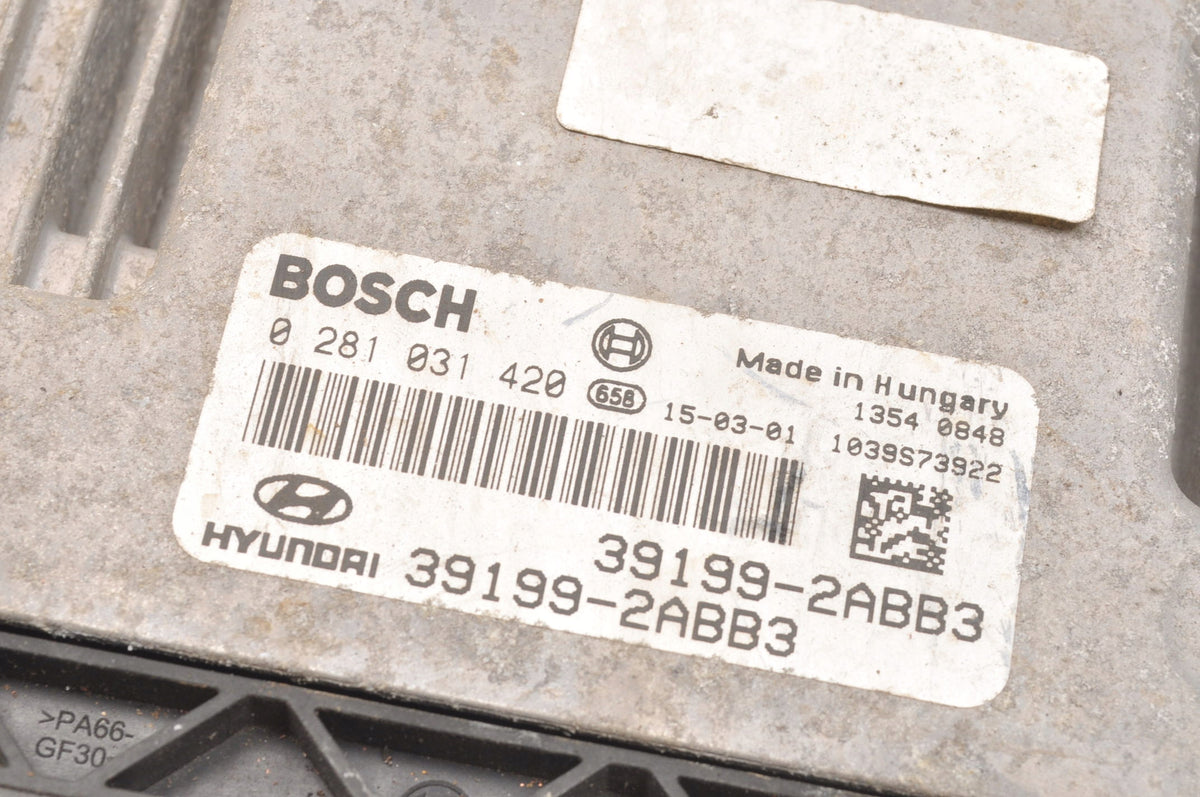 HYUNDAI IX35 1.7 CDTI ENGINE DRIVER 39199-2ABB3 1039S73922 0281031420