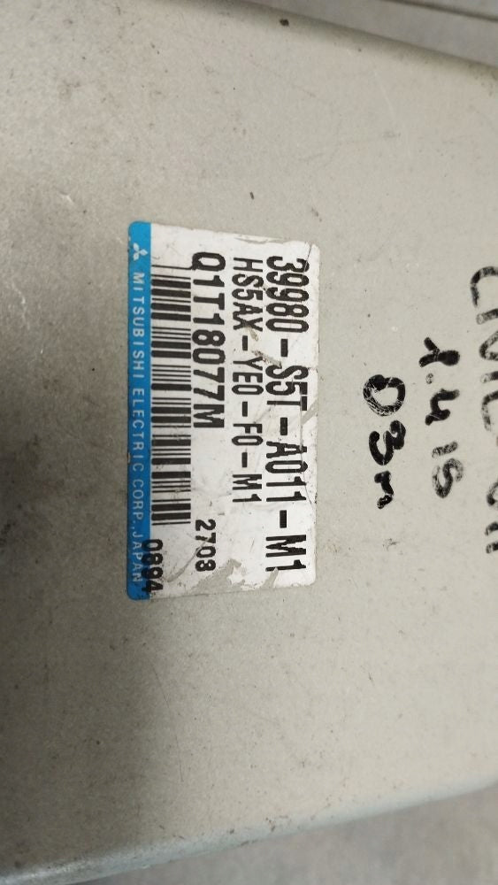 Honda Civic Assist Driver Q1T18077M 3980S5TA011M1