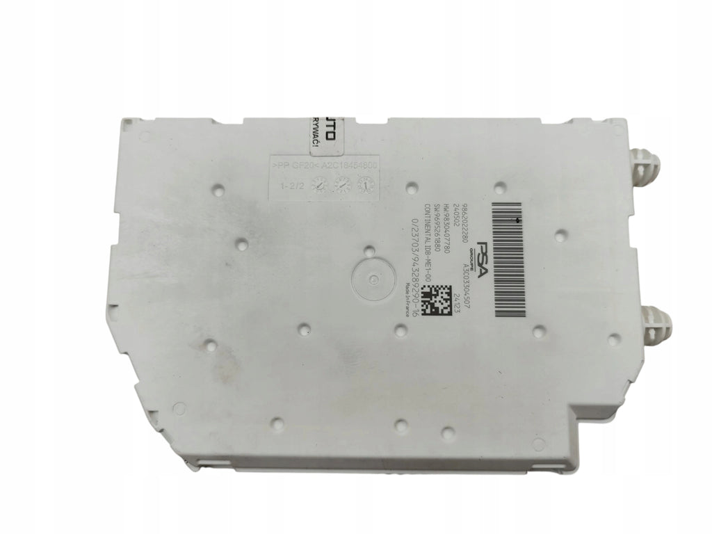 IDB COMFORT CONTROLLER MODULE PEUGEOT 3008 III 5008 III 9862022280