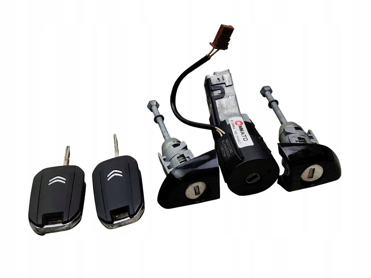 IGNITION 2X KEY 2X INSERT CITROEN C3 AIRCROSS LIFT 9663123380