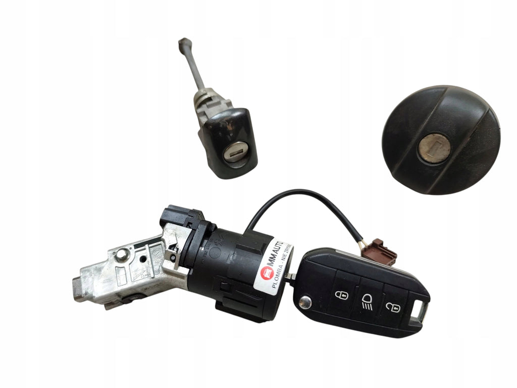 IGNITION KEY INSERT FUEL CAP PEUGEOT 208 I