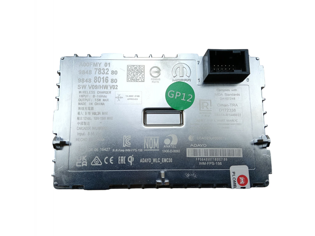 INDUCTION CHARGER PEUGEOT 3008 III 5008 III 9848783280 9848801680