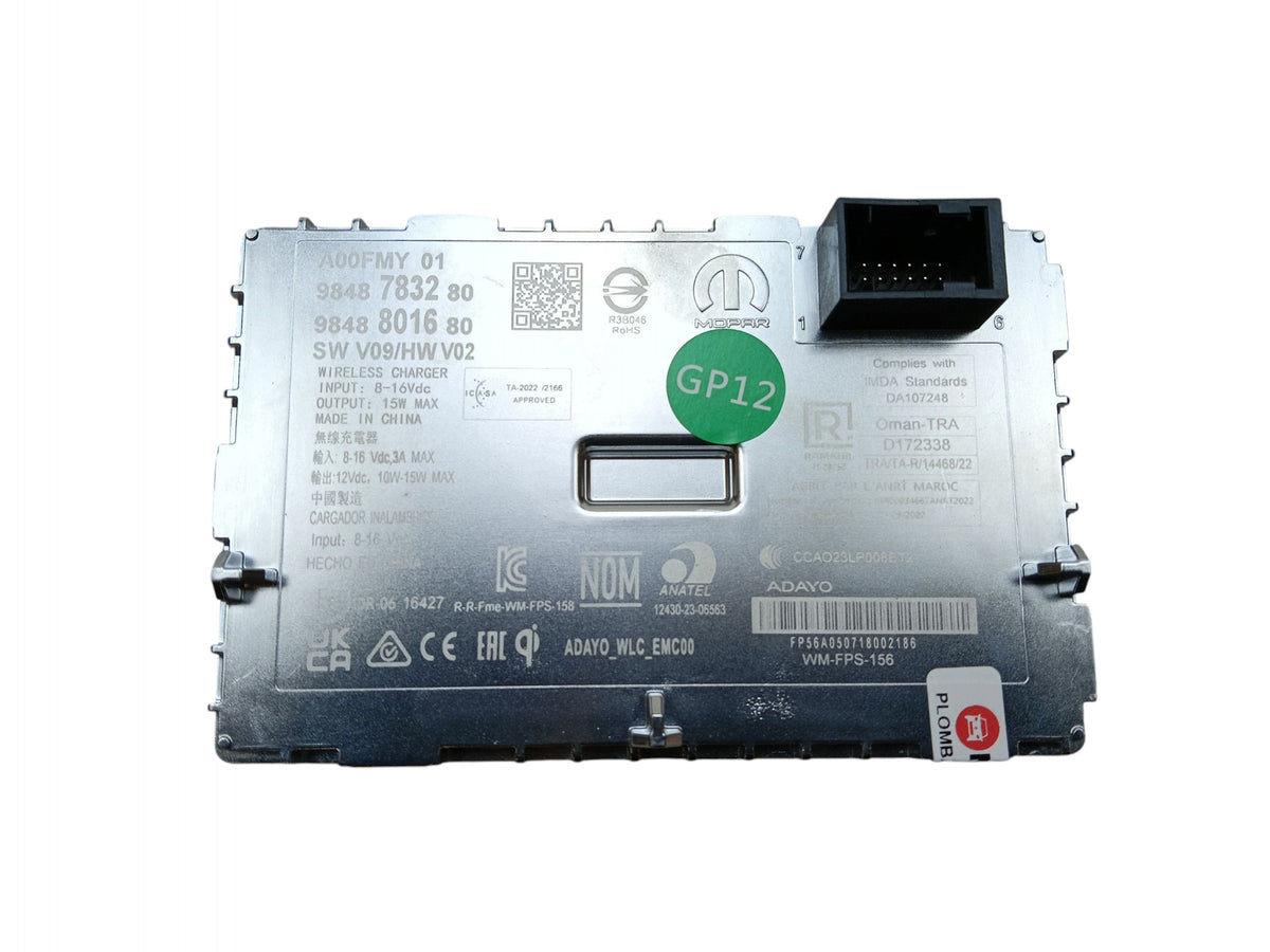 INDUCTION CHARGER PEUGEOT 3008 III 5008 III 9848783280 9848801680