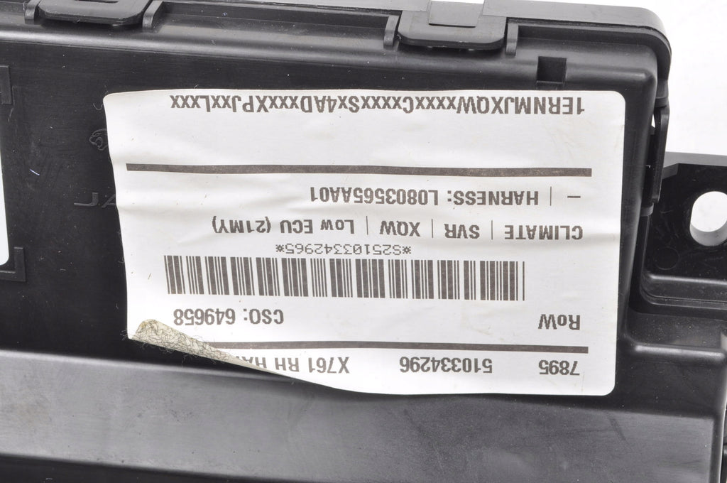 JAGUAR F-PACE X761 MODULE SEAT CONTROLLER RIGHT FRONT M8E2-14D600-AB