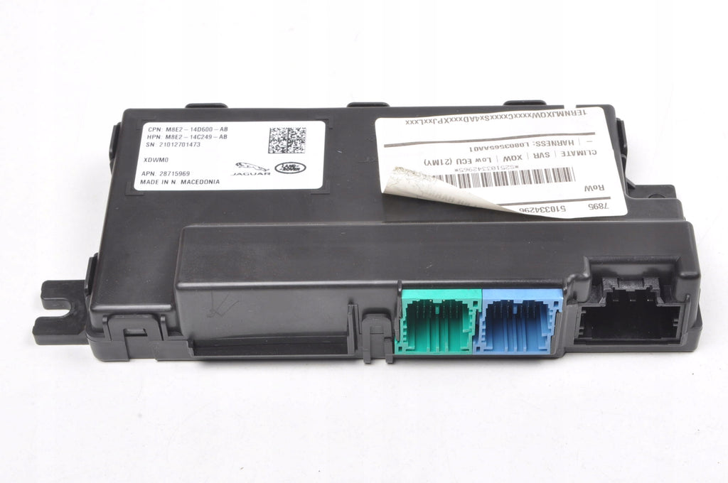 JAGUAR F-PACE X761 MODULE SEAT CONTROLLER RIGHT FRONT M8E2-14D600-AB