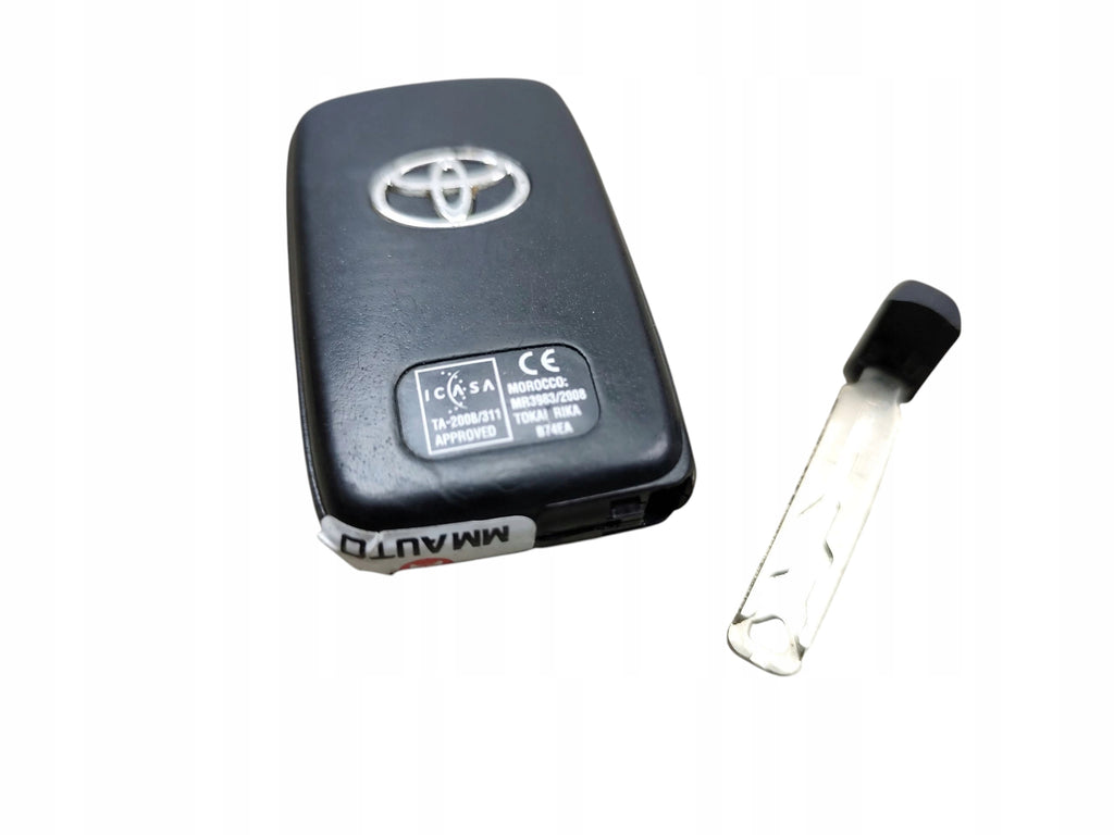 KEY REMOTE CONTROL SMART KEY TOYOTA AVENSIS T27 MR3983