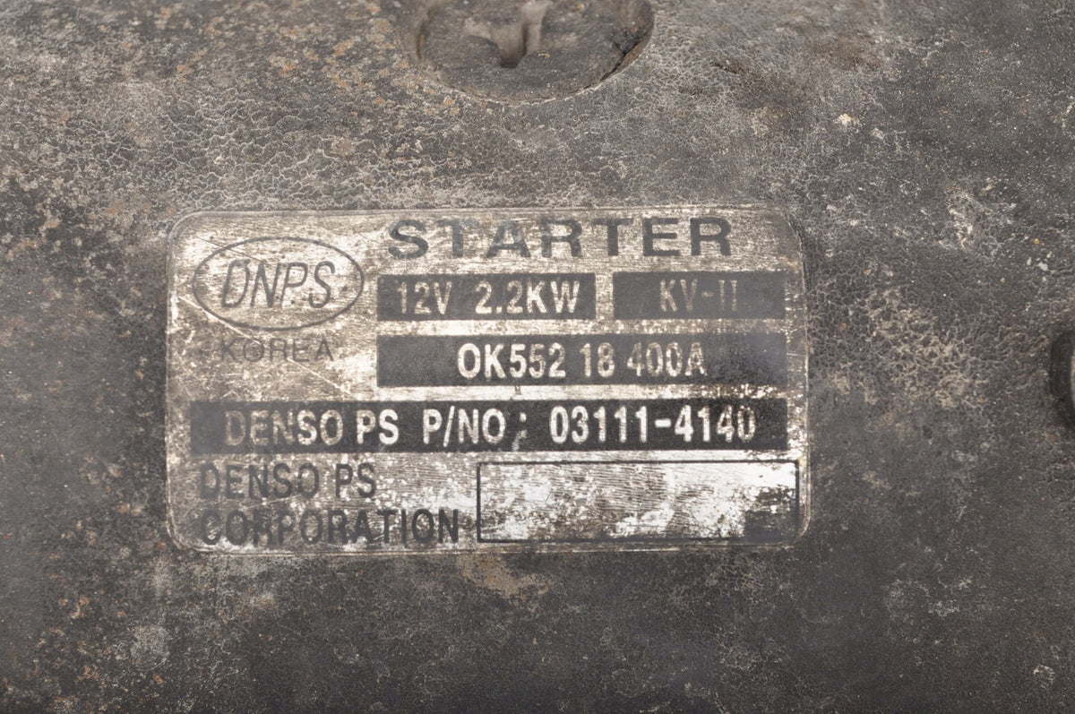 KIA CARNIVAL II 2.9 CDTI STARTER 03111-4140