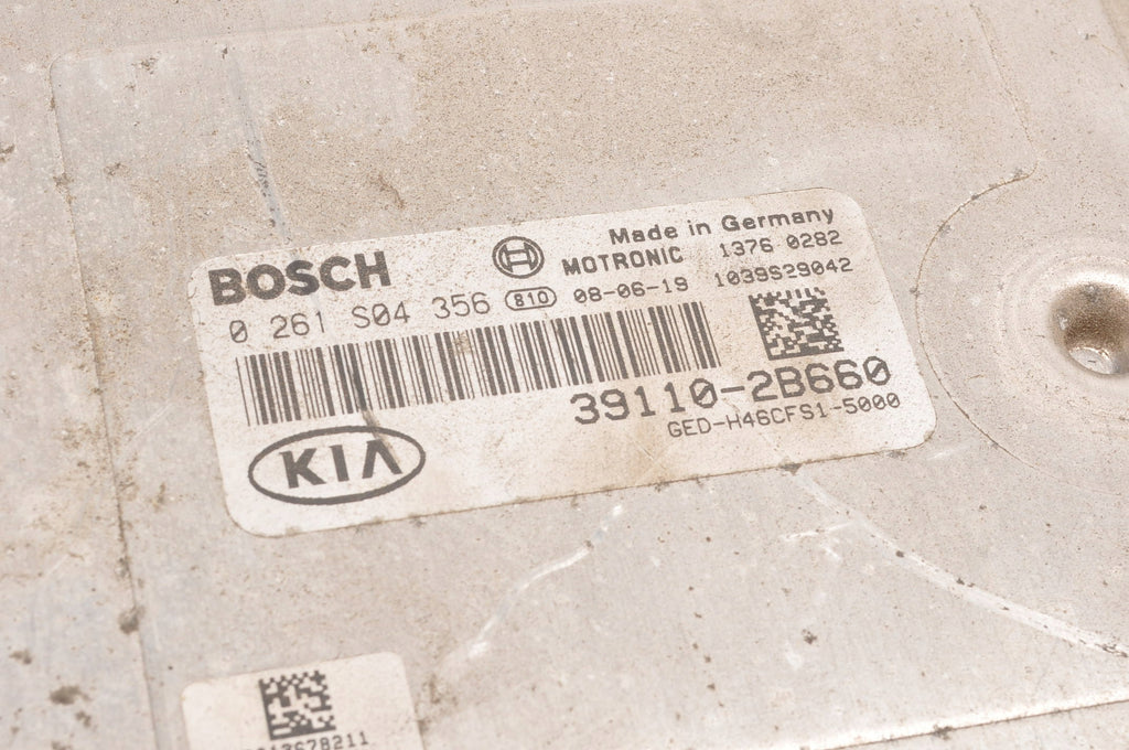 KIA CEED 1.6 16V 122KM COMPUTER ENGINE DRIVER 39110-2B660