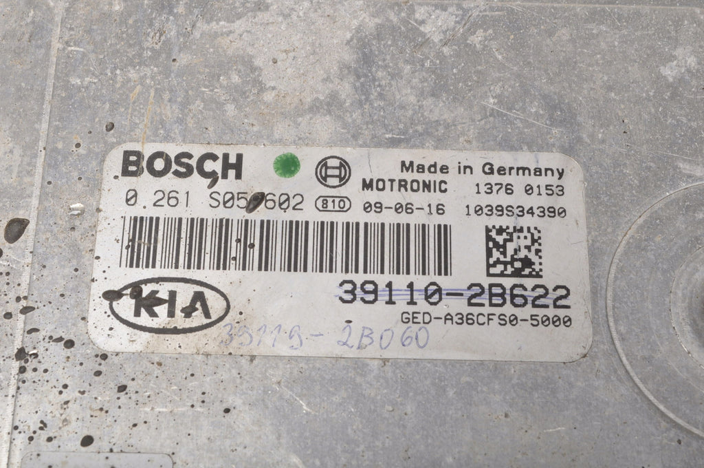 KIA CEED I 1.4 109KM COMPUTER ENGINE DRIVER 39110-2B622 39119-2B060