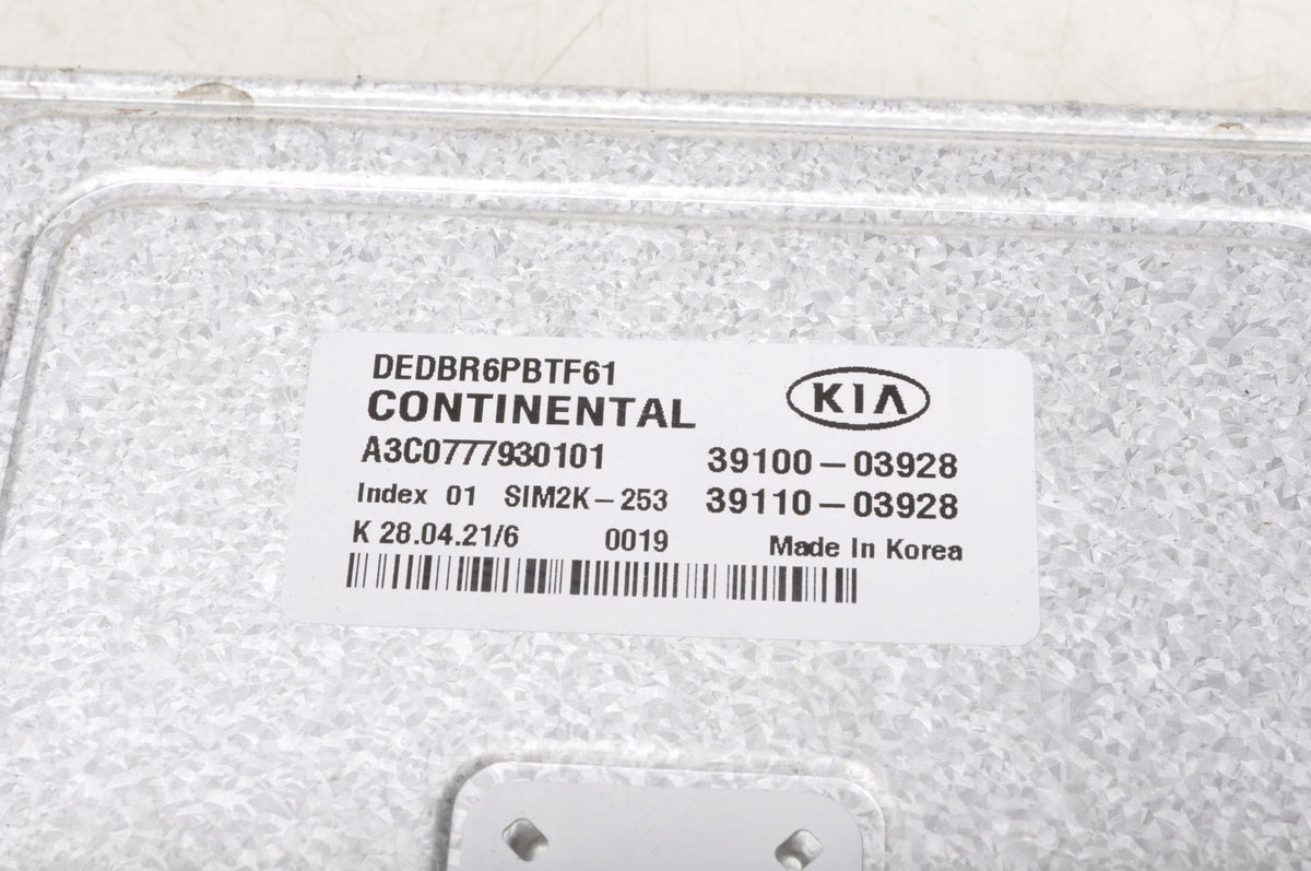 KIA NIRO 1.6 GDI MODULE DRIVER 39100-03928 2021