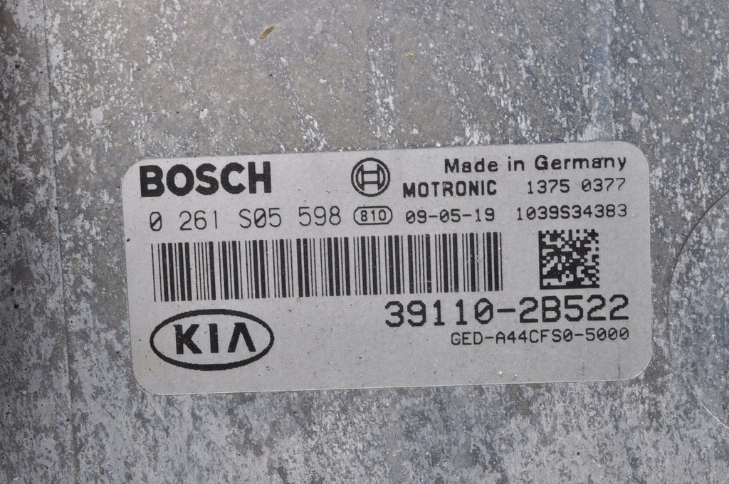 KIA PRO CEED 1.4 16V 109KM COMPUTER ENGINE DRIVER 39110-2B522